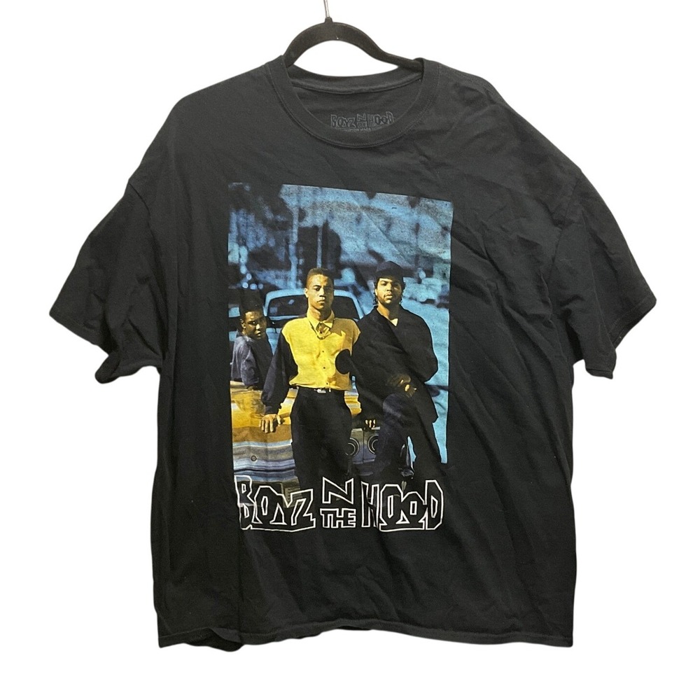Boyz n the Hood Graphic T‎ Shirt Black 2X Cotton Movie Film Tee